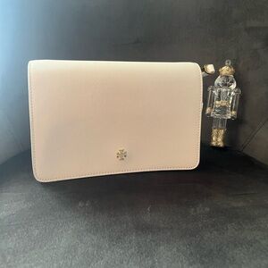 Tory Burch Elegant Cream Crossbody Bag